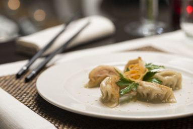 Ravioli al vapore con verdure